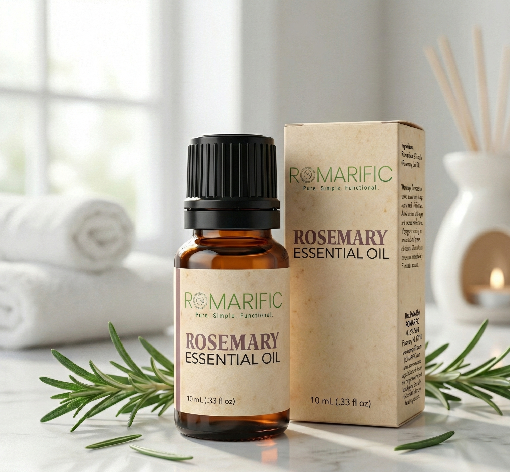 RomaRific Core: 1 Diffuser + 2 essential Oils
