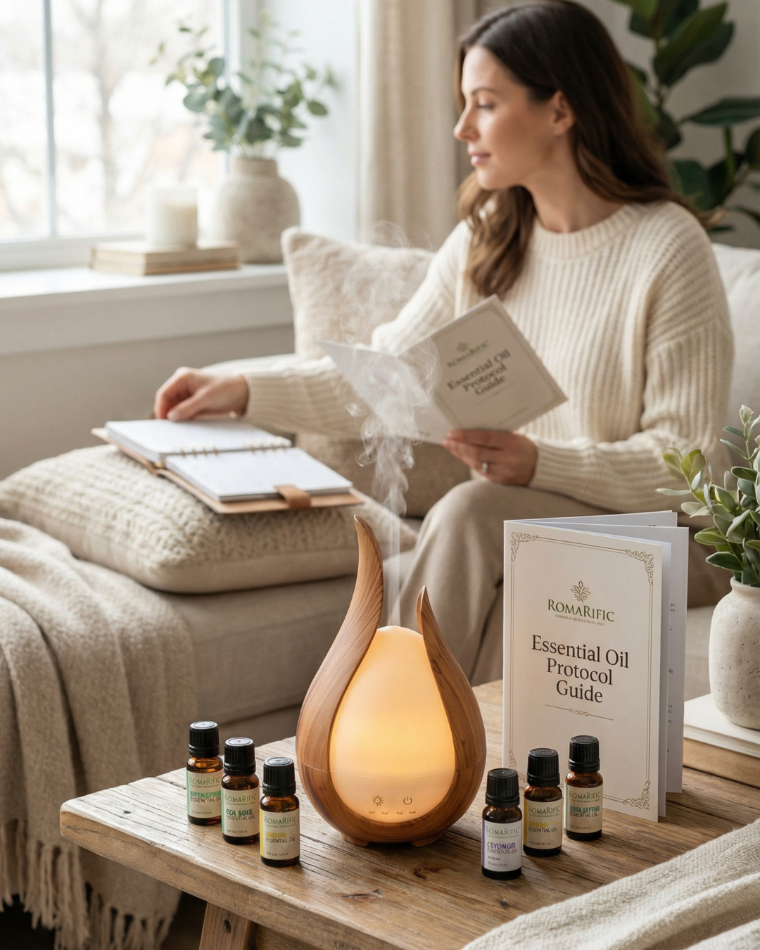 RomaRific Peak: 1 Diffuser + 6 Essential Oils